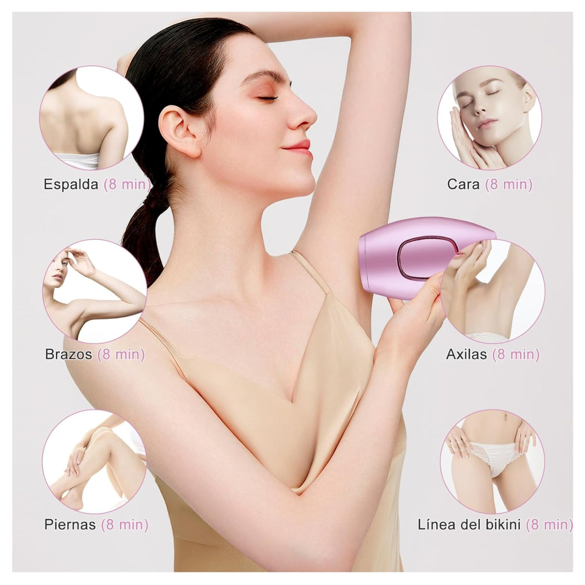 Depiladora Ipl Laser Electrica Profesional: Piel Suave Y Sin Dolor